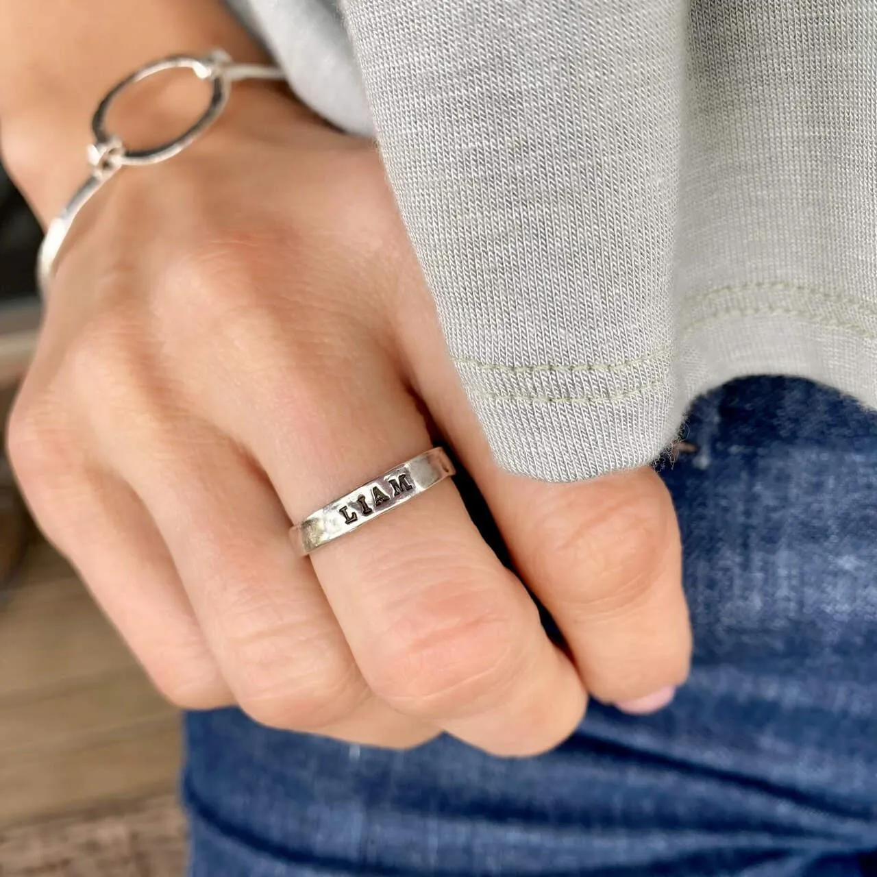 Personalized Stack Ring