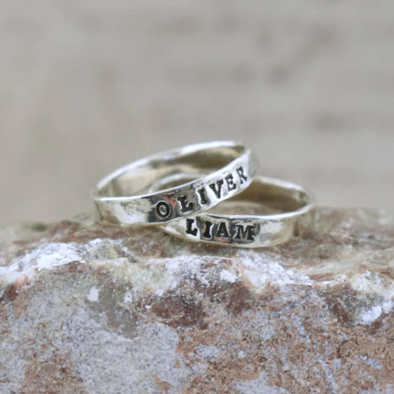 Personalized Stack Ring