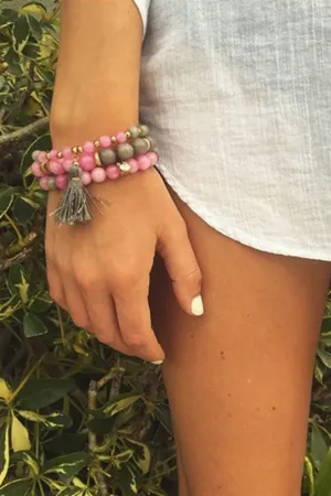 Pink Dusk Bracelet Set