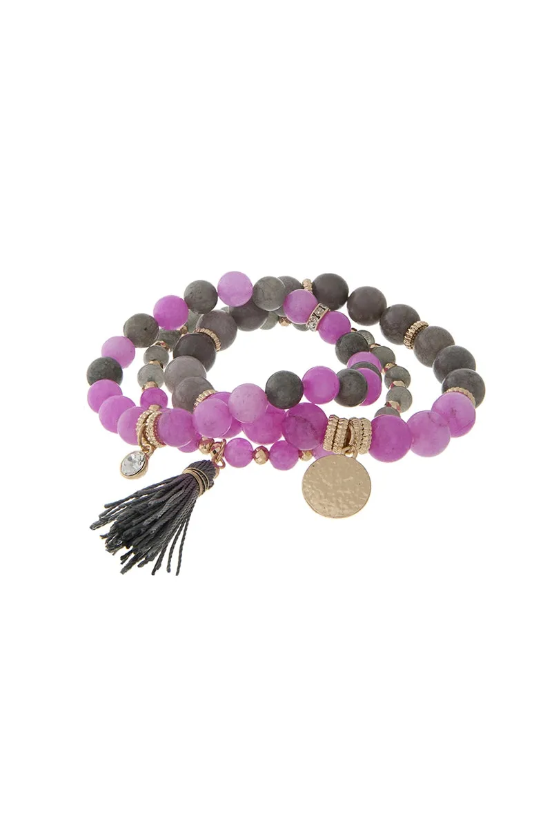 Pink Dusk Bracelet Set
