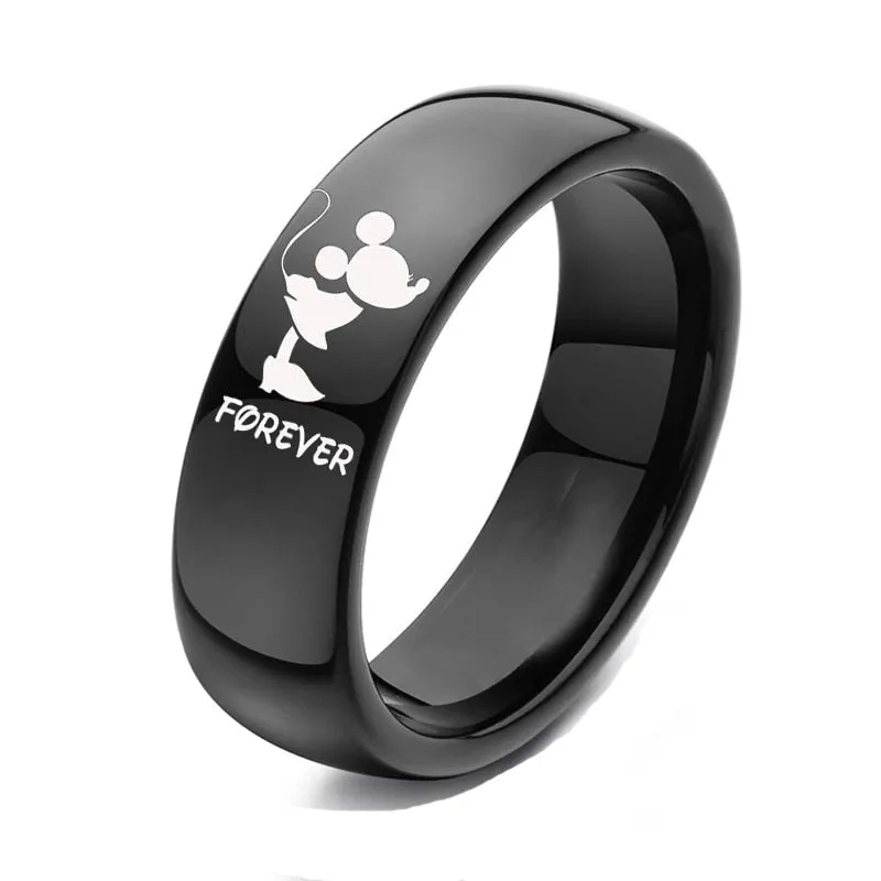 Plated Sun and Moon Promise Ring Anel Falange Championship Rings