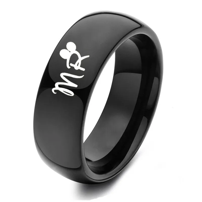 Plated Sun and Moon Promise Ring Anel Falange Championship Rings
