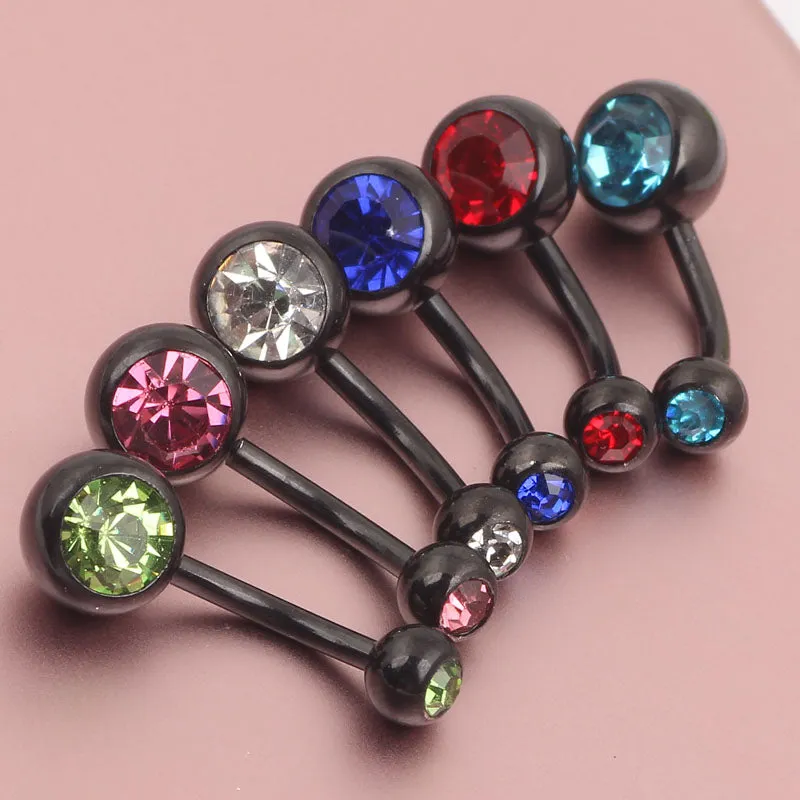 Rhinestone Belly Button Rings