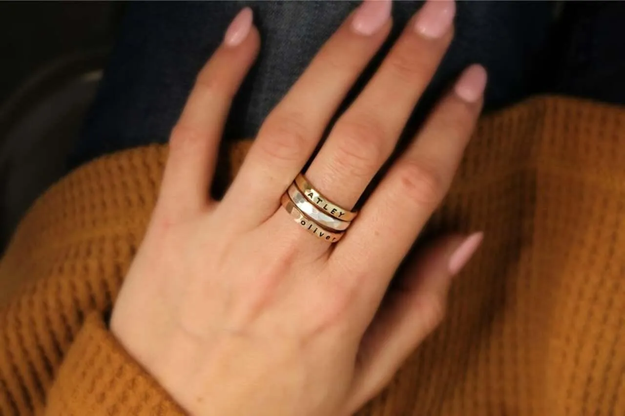 Rose Gold Filled Thick Ring