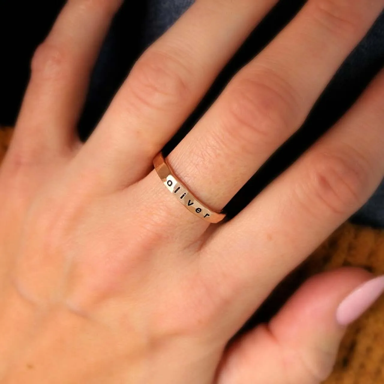Rose Gold Filled Thick Ring