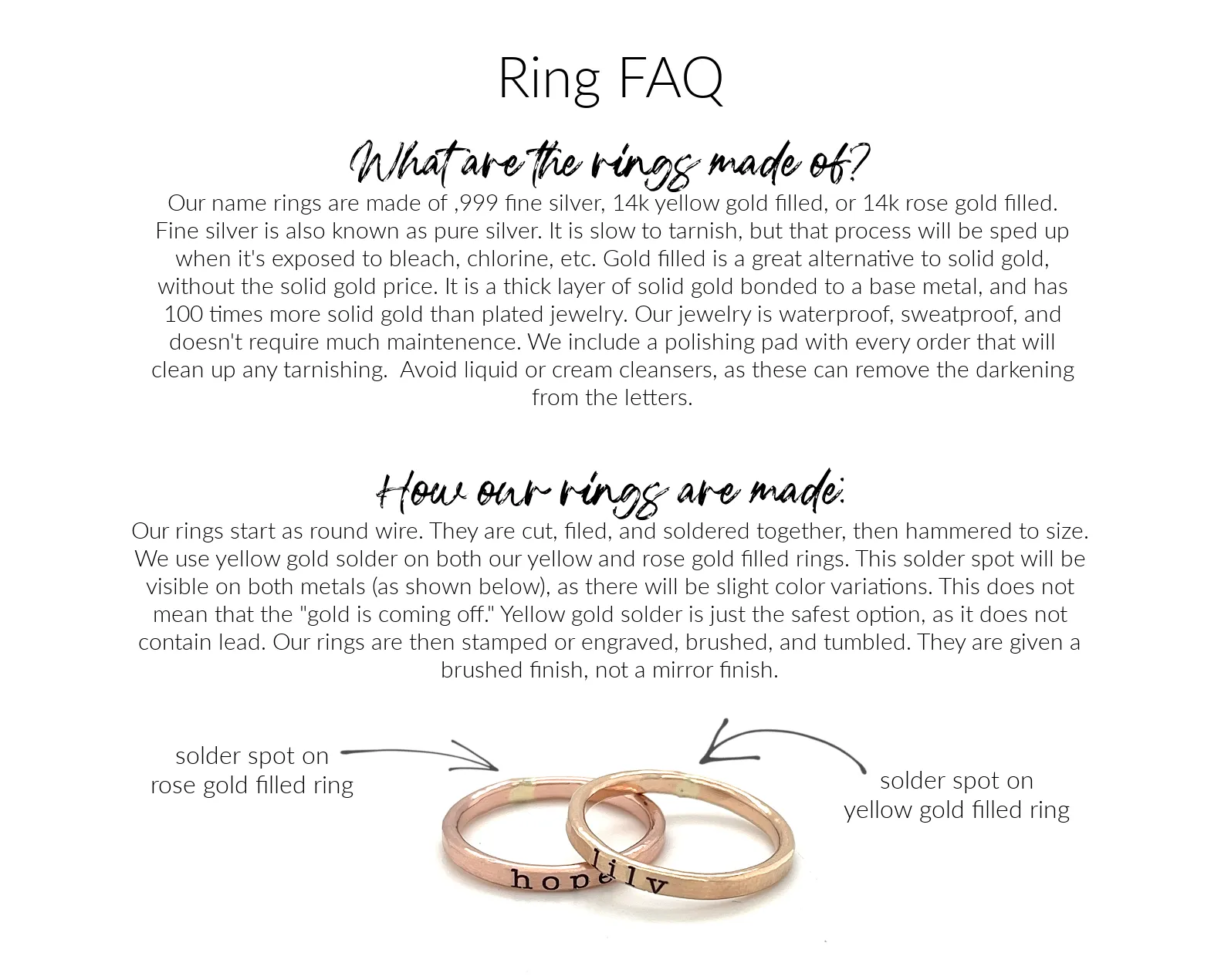 Rose Gold Filled Thick Ring