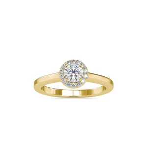 Round Brilliance Halo Diamond Ring