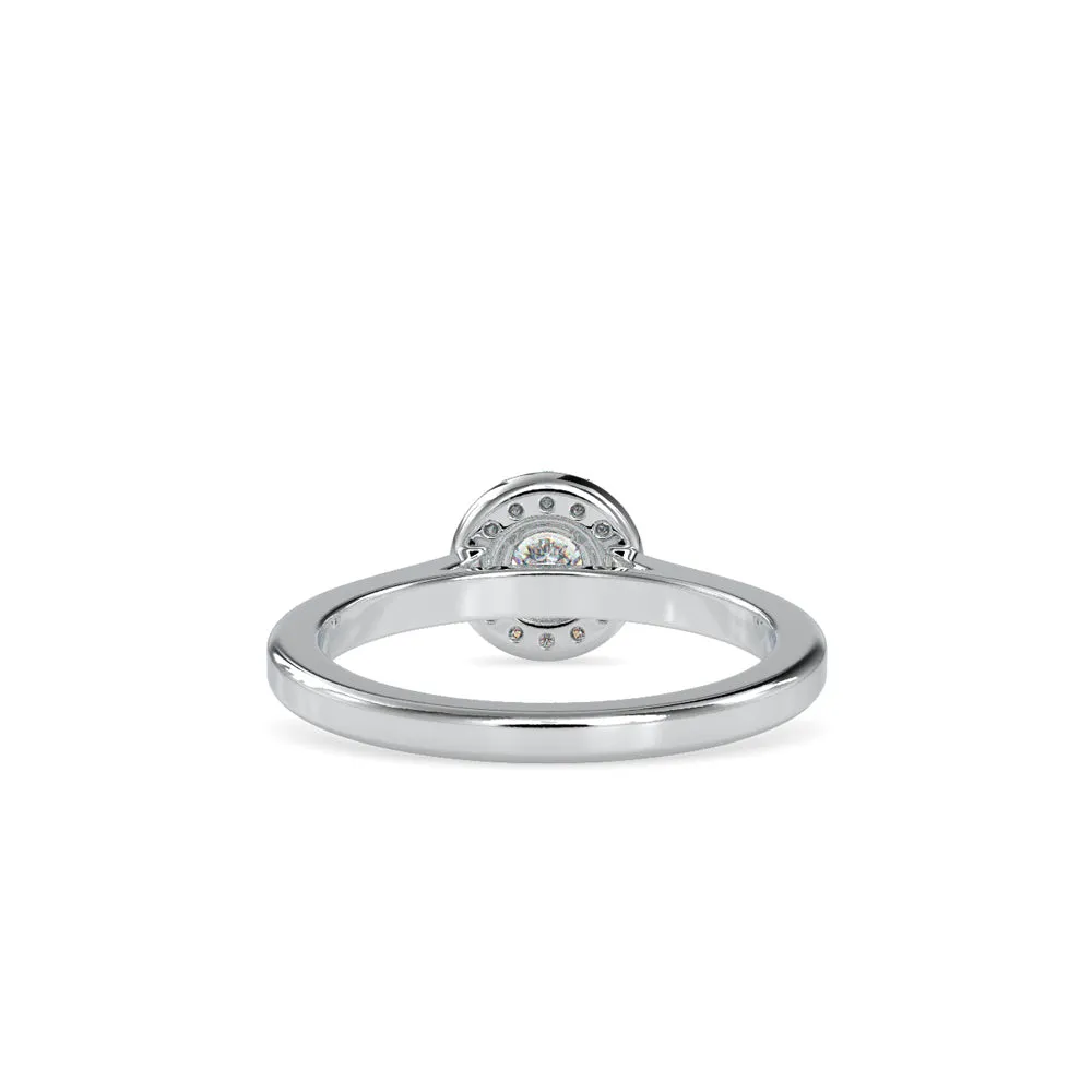 Round Brilliance Halo Diamond Ring