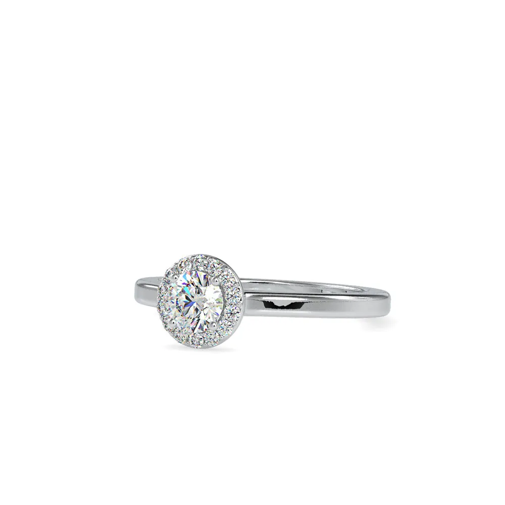 Round Brilliance Halo Diamond Ring