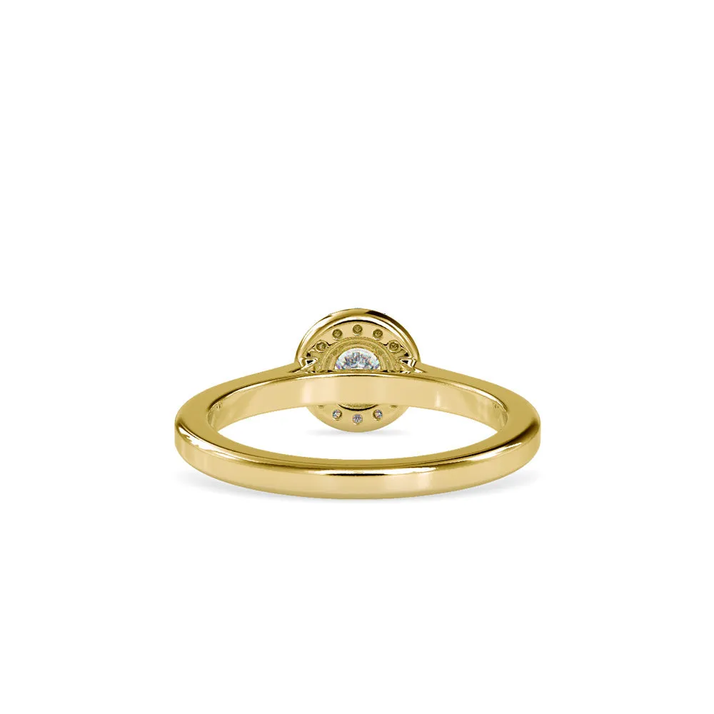 Round Brilliance Halo Diamond Ring