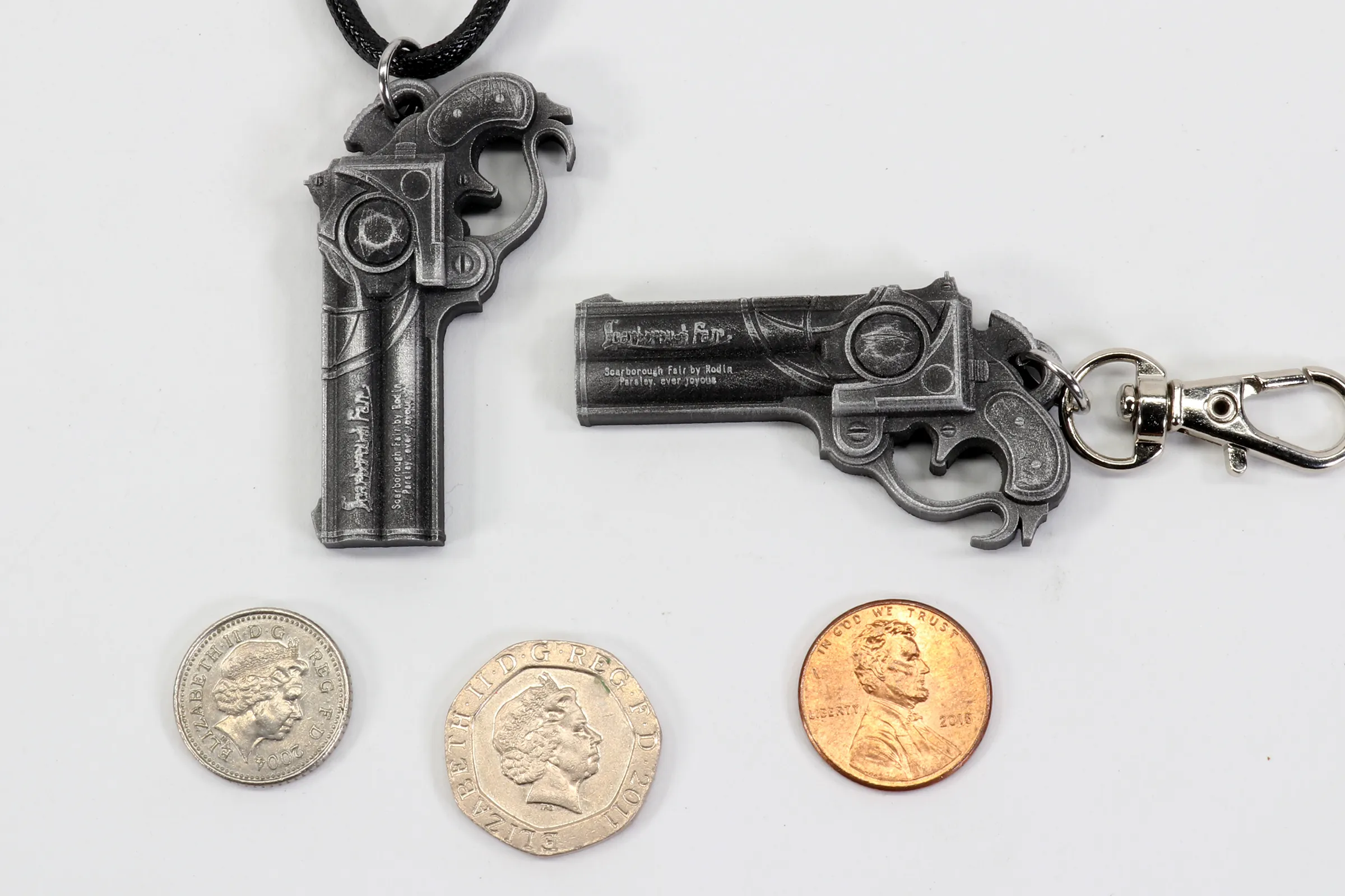 Scarborough Fair Gun Keychain / Necklace - Bayonetta