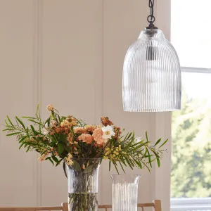 Shaftesbury Ribbed Pendant, Medium