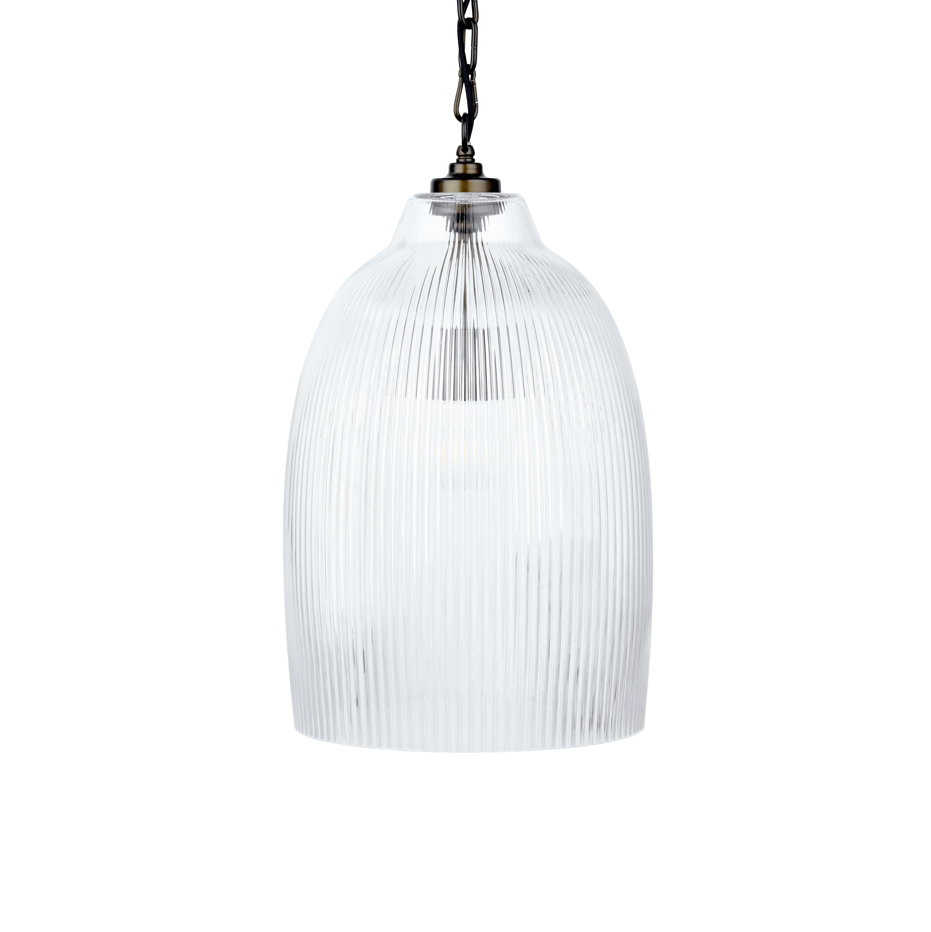 Shaftesbury Ribbed Pendant, Medium