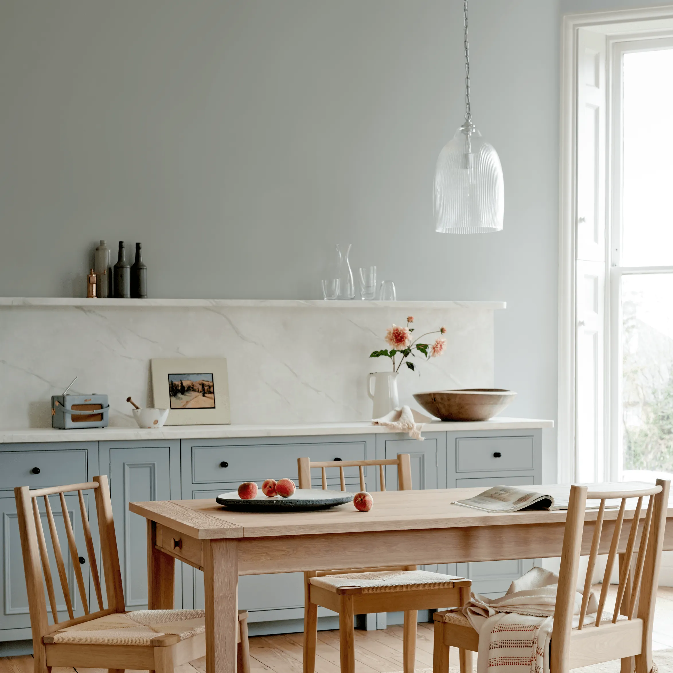 Shaftesbury Ribbed Pendant, Medium
