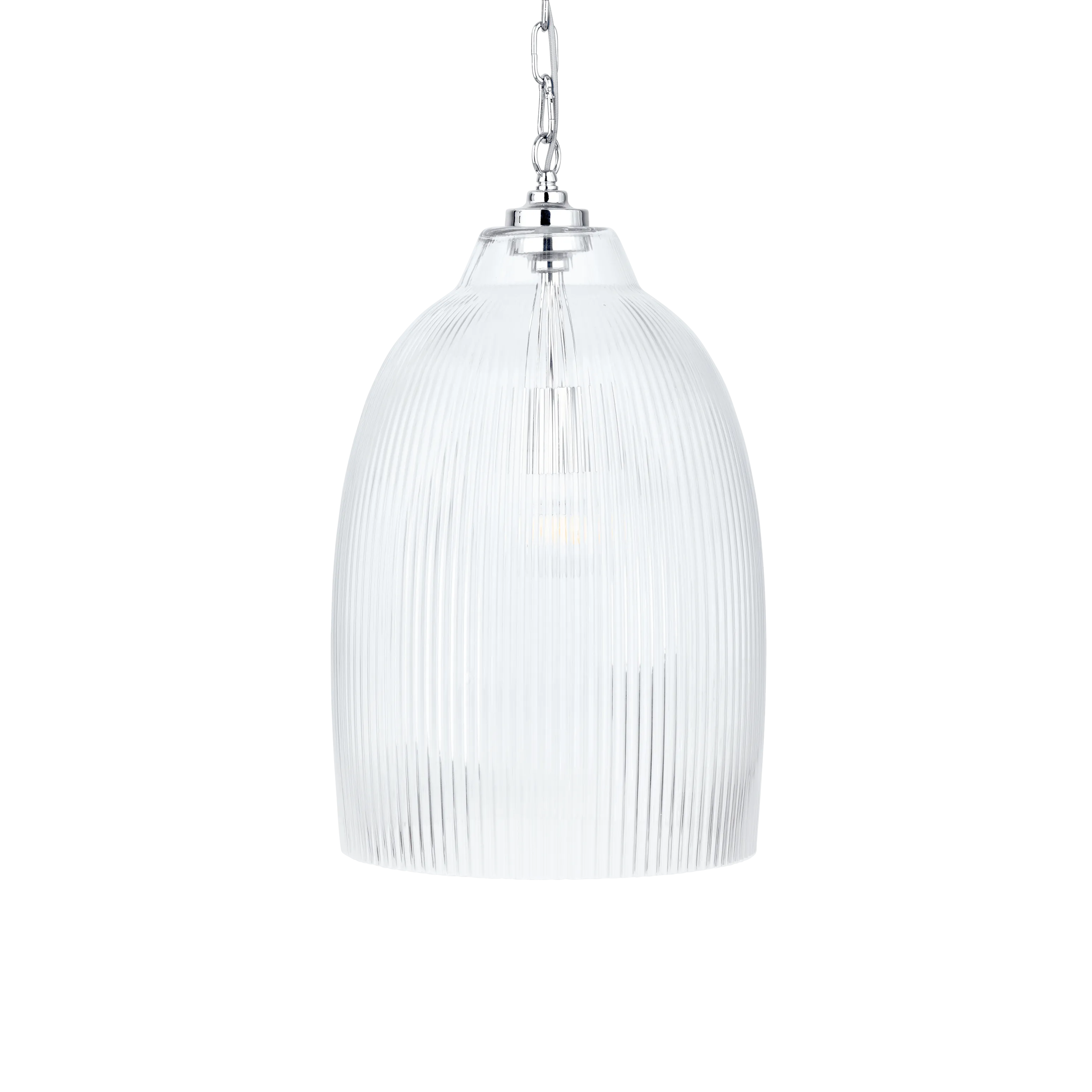 Shaftesbury Ribbed Pendant, Medium