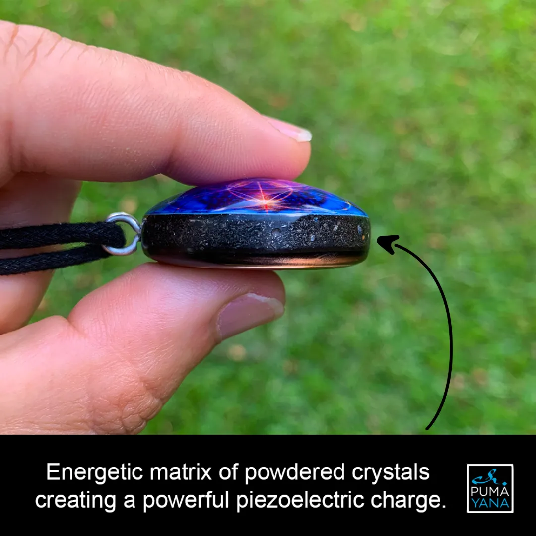 Shamanic Orgone Pendant | EMF Protection | Manda Jaguar Healer