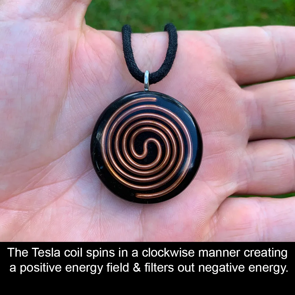 Shamanic Orgone Pendant | EMF Protection | Manda Jaguar Healer