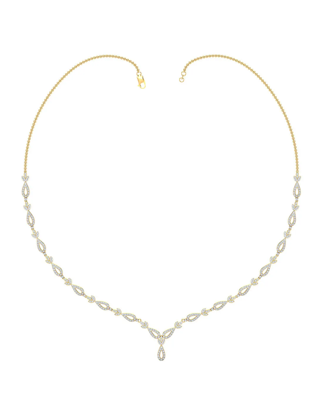 Shimmer Strokes Necklace