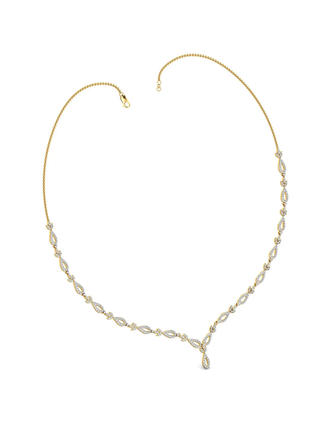 Shimmer Strokes Necklace