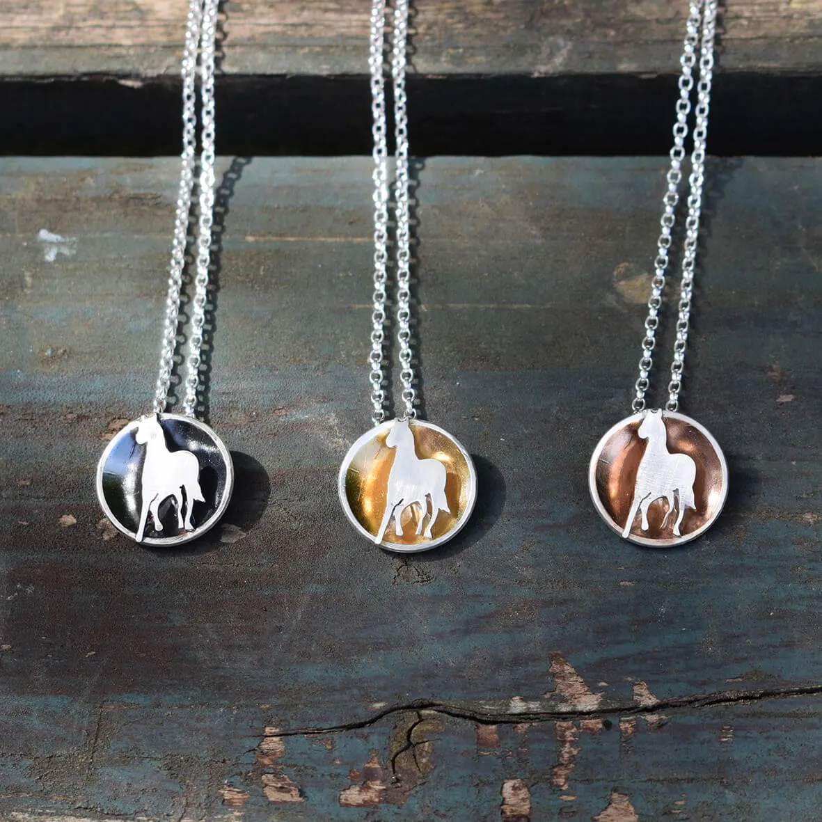 Silver Horse Necklace