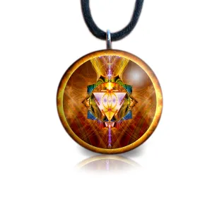 Solar Plexus Chakra Pendant | Orgone Pendant 3rd Chakra | Manipura
