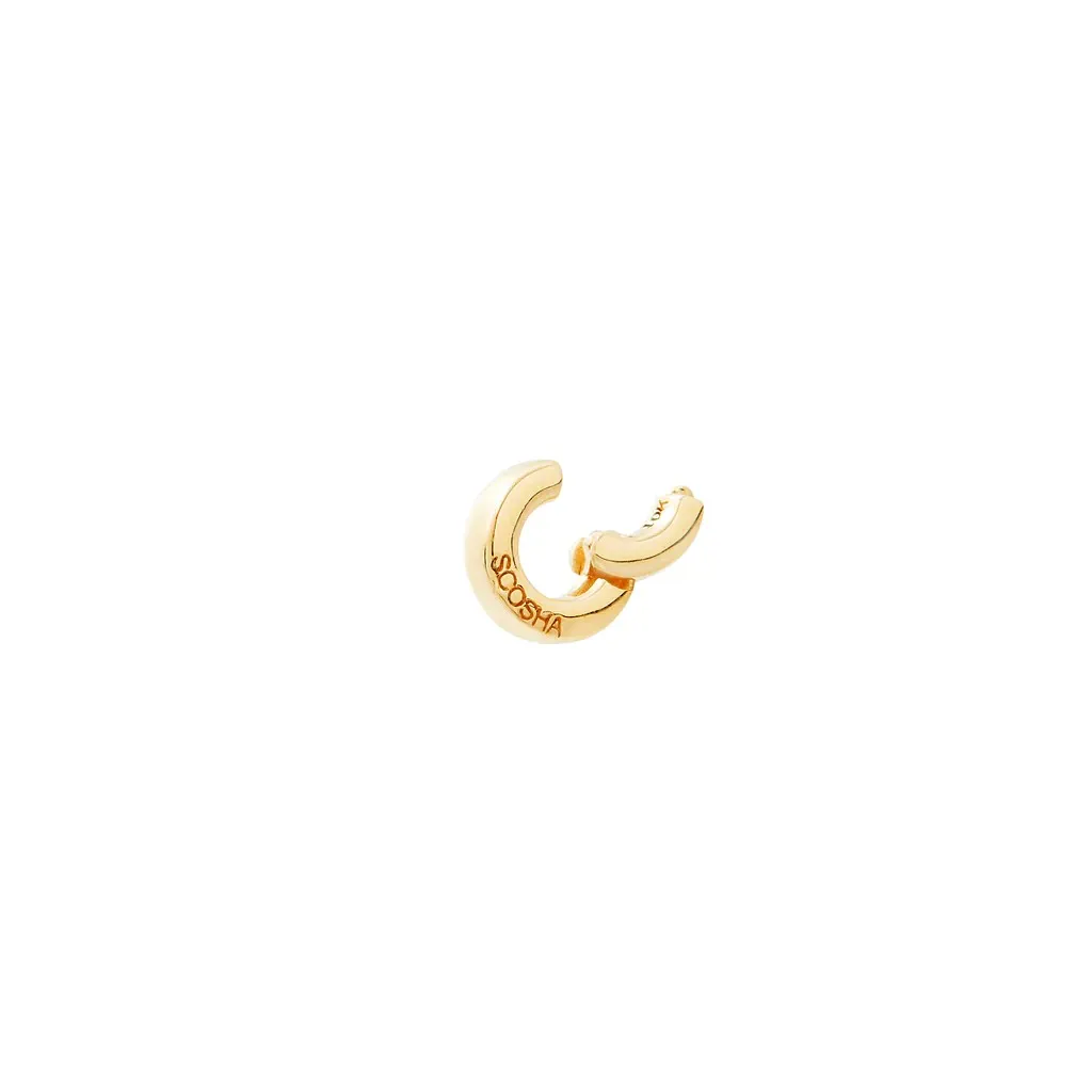 Solid 10k Gold Charm Pendant Enhancer