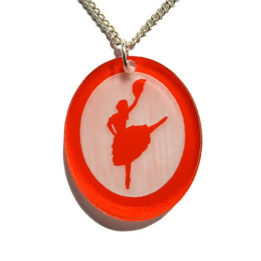 Spanish Chocolate Dancer Silhouette Pendant