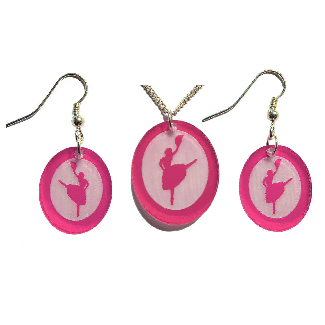 Spanish Chocolate Dancer Silhouette Pendant
