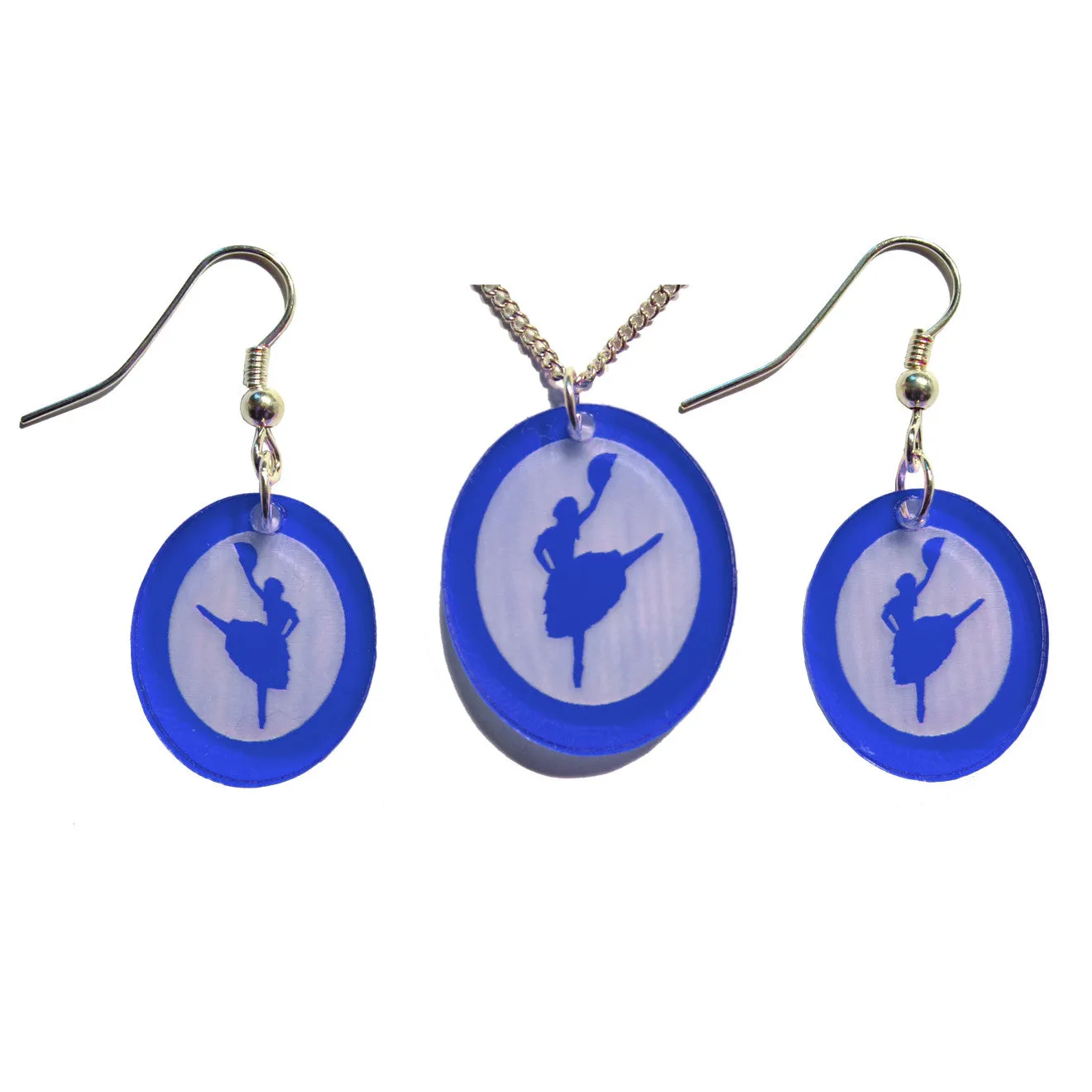 Spanish Chocolate Dancer Silhouette Pendant