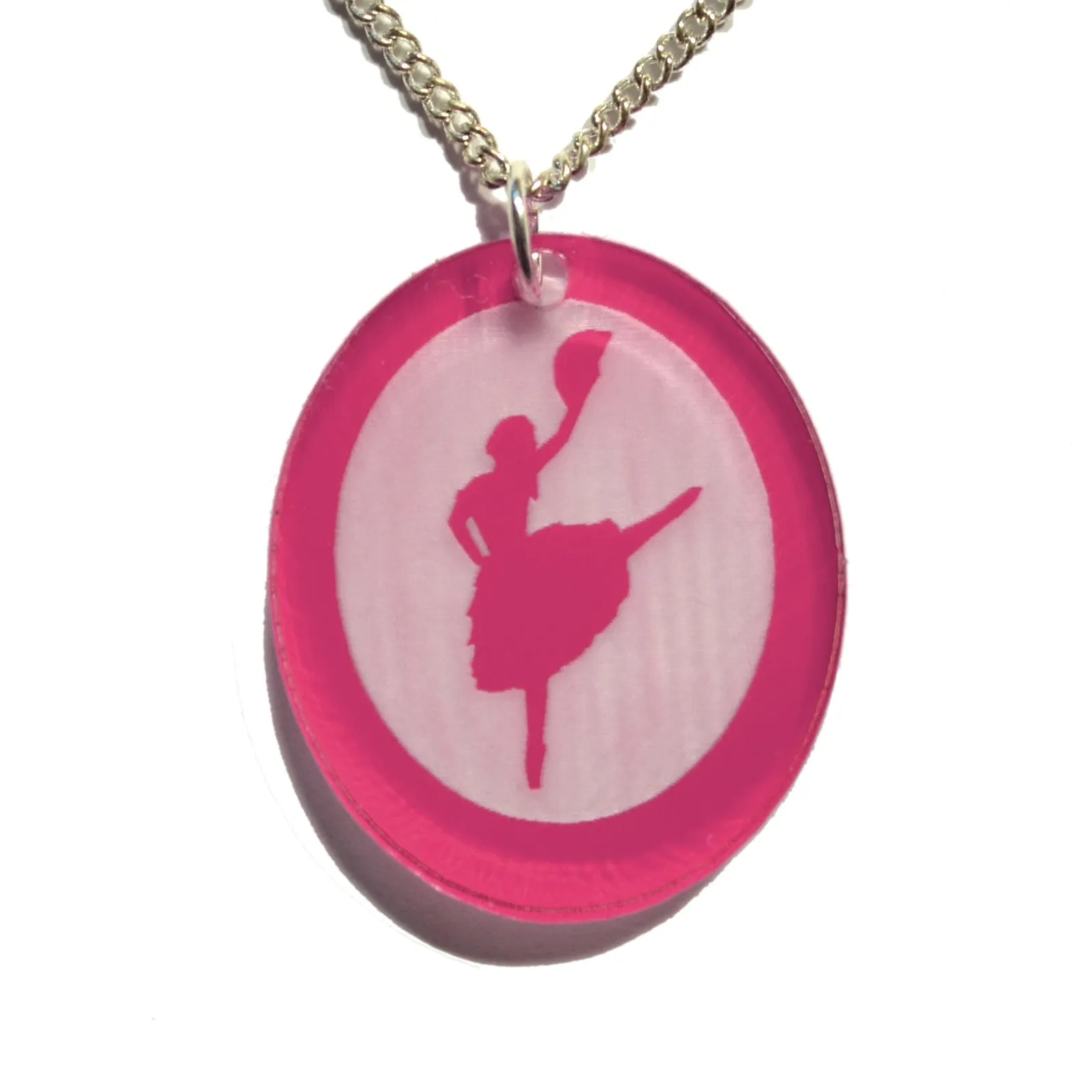 Spanish Chocolate Dancer Silhouette Pendant