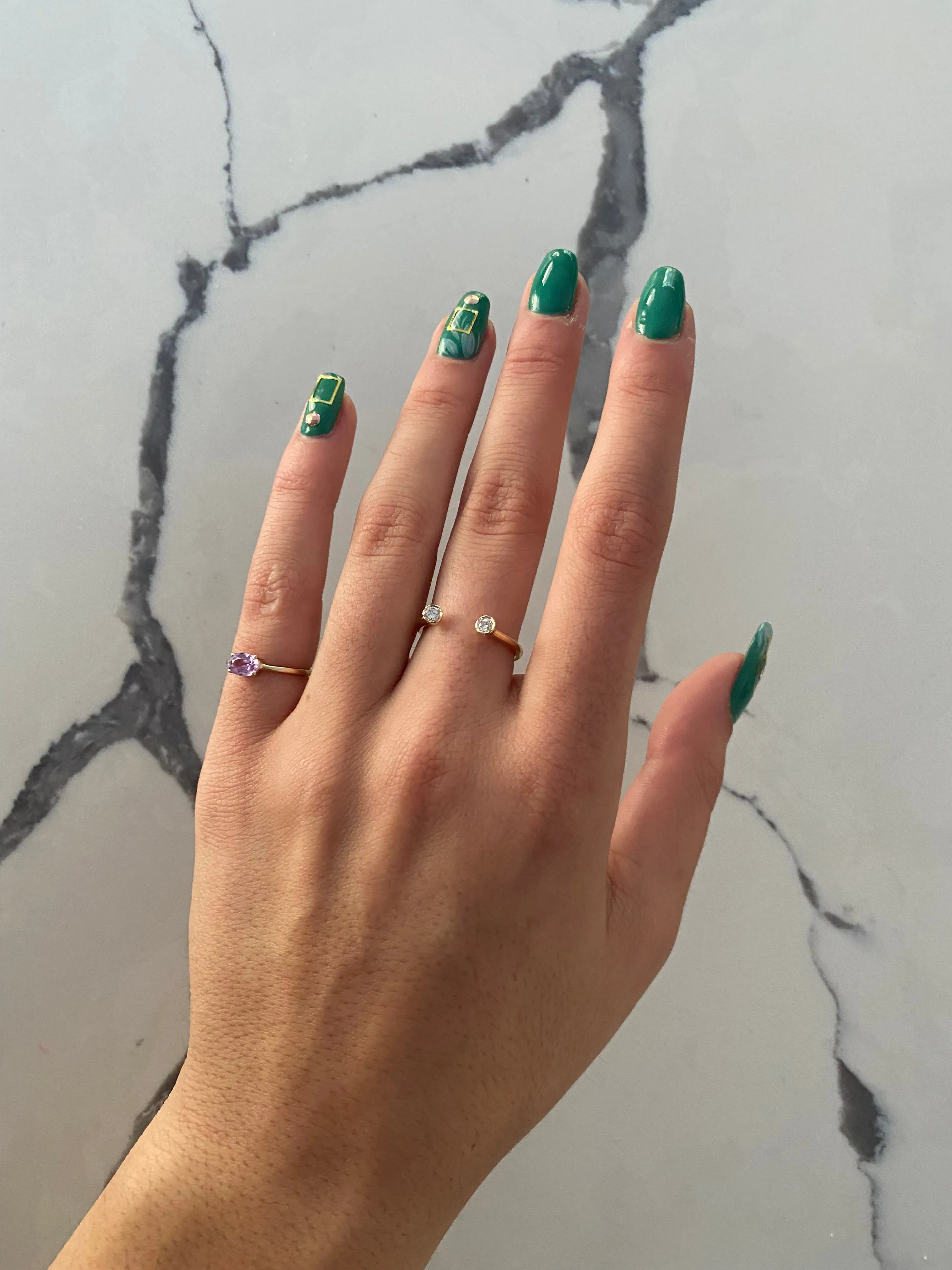 Split Diamond Ring