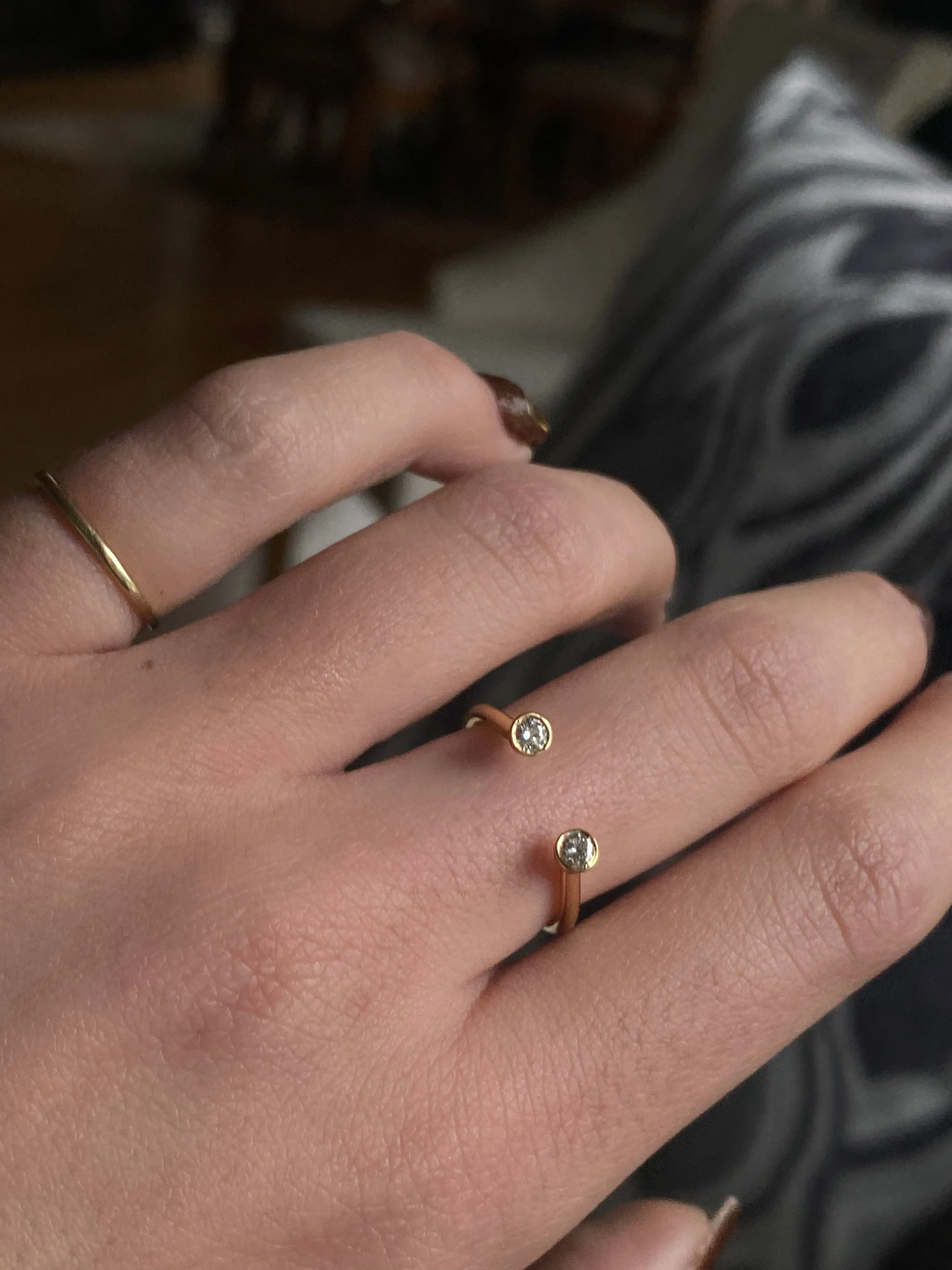 Split Diamond Ring