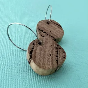 Stylish & Sustainable Wooden Earrings