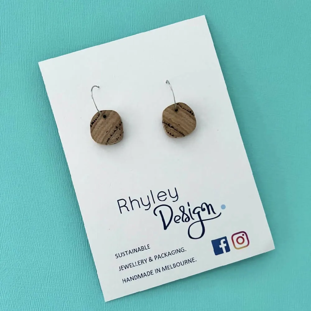 Stylish & Sustainable Wooden Earrings