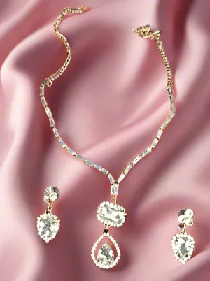Stylish Big stone Chain set