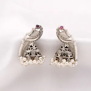 Stylish Oxidised Jhumkas