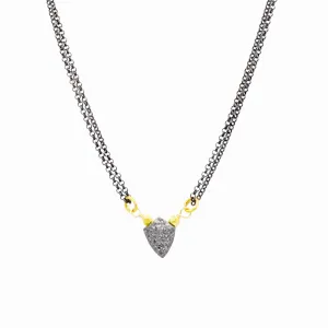 Sunstone   Oxidized Sterling Silver Gemstone Necklace