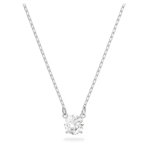 Swarovski Attract Necklace Round cut, White, Rhodium plated -5408442