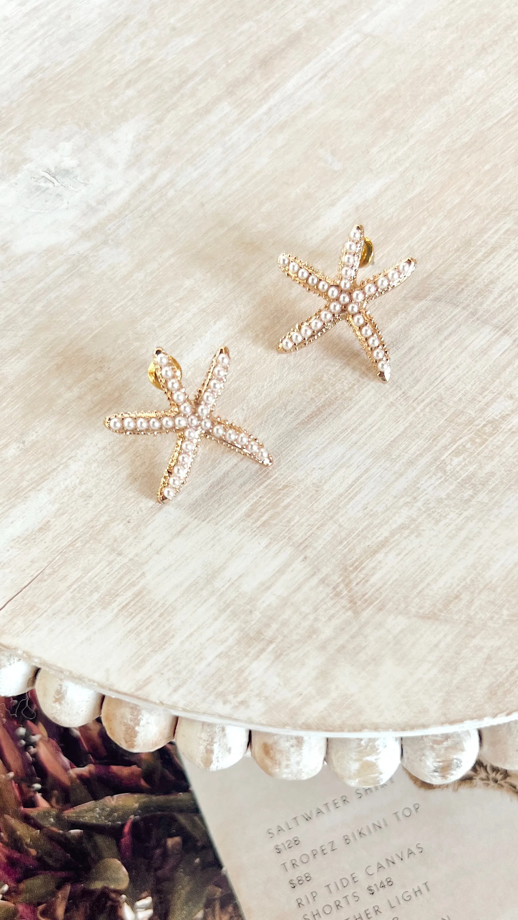 The Pearly Star Fish Earring