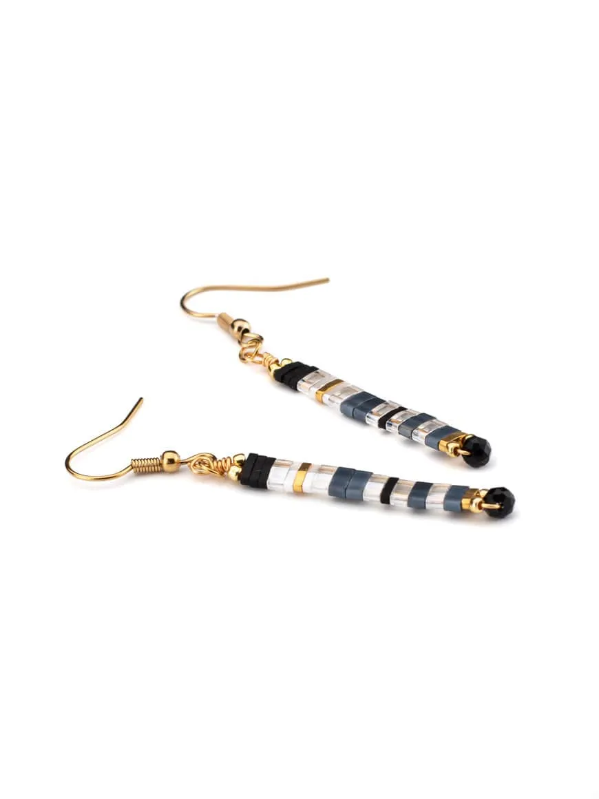 Tila Miyuki Seed Elegant Earrings