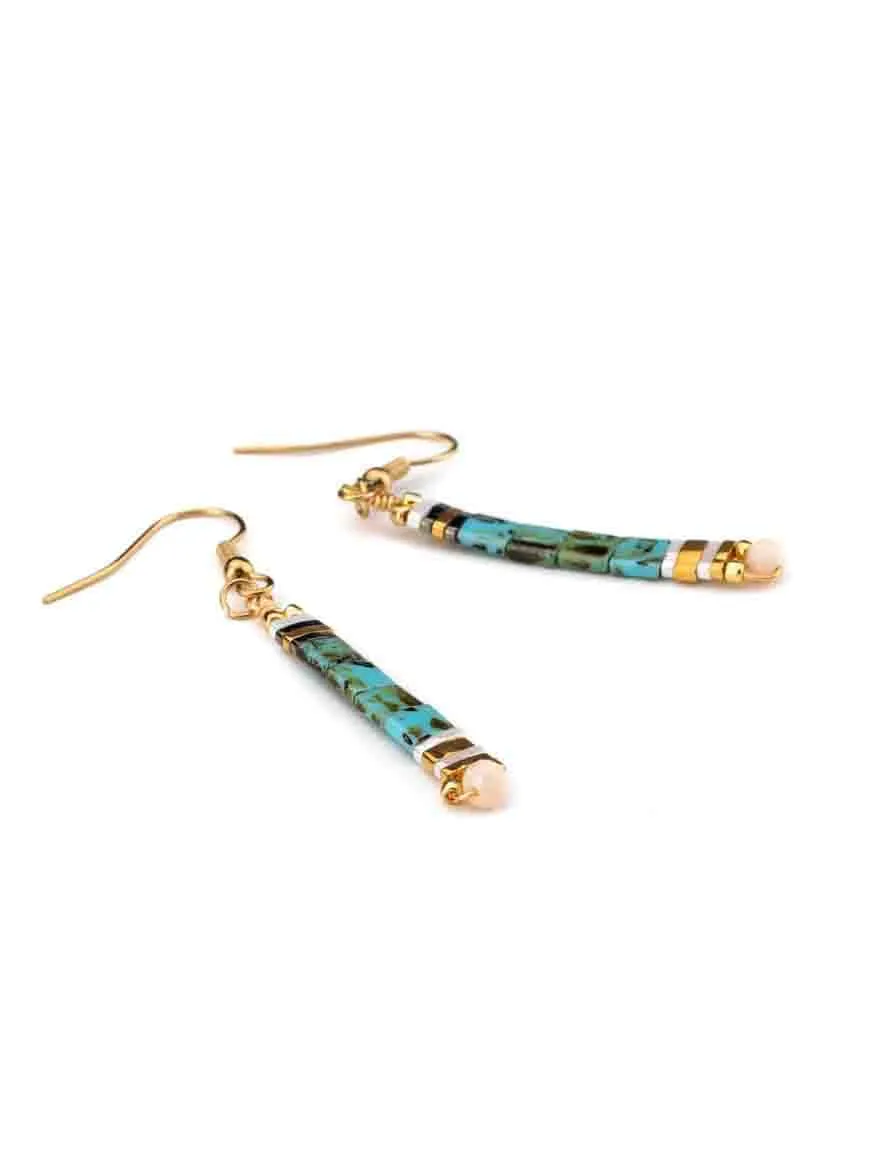 Tila Miyuki Seed Elegant Earrings