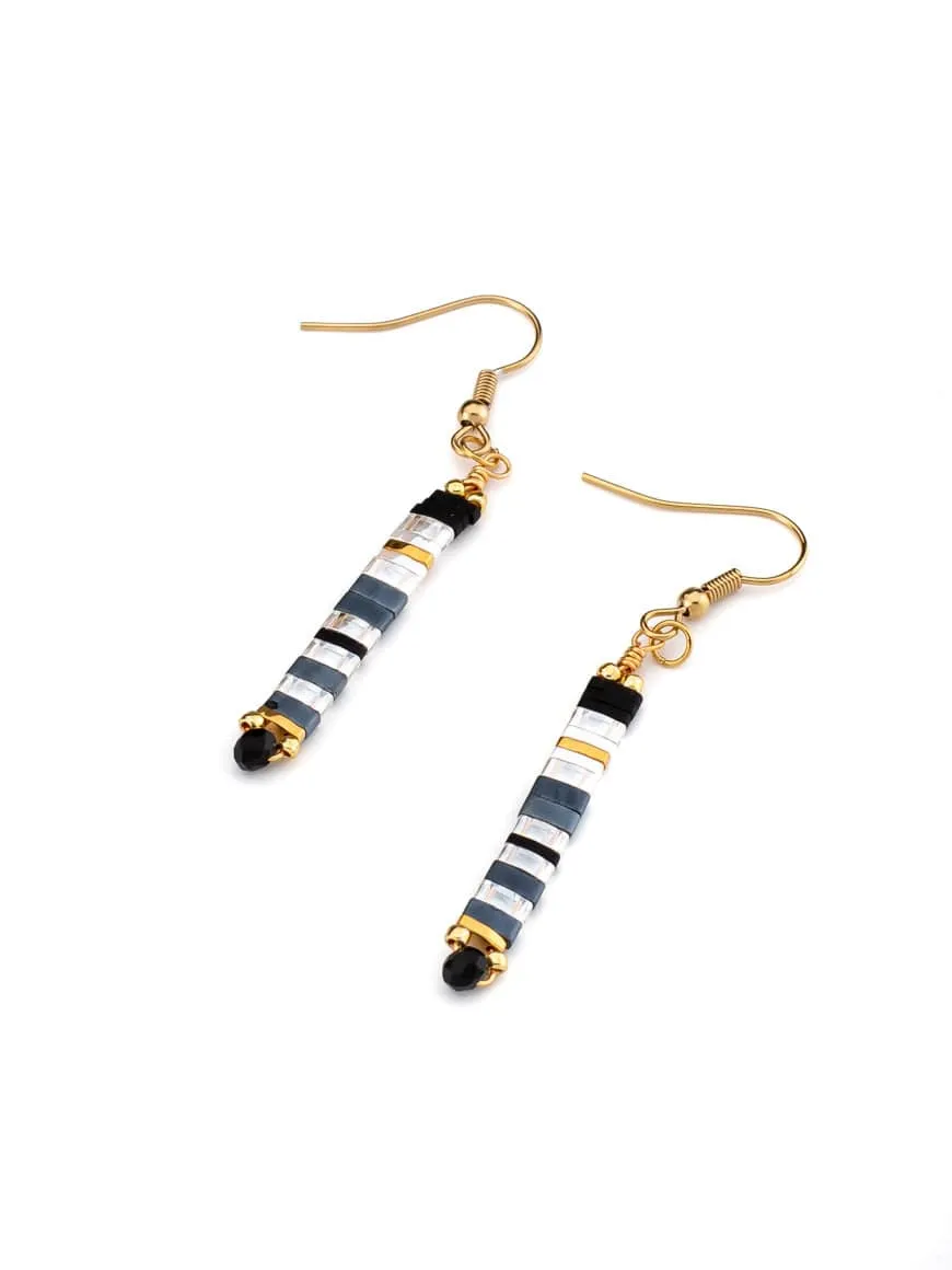 Tila Miyuki Seed Elegant Earrings