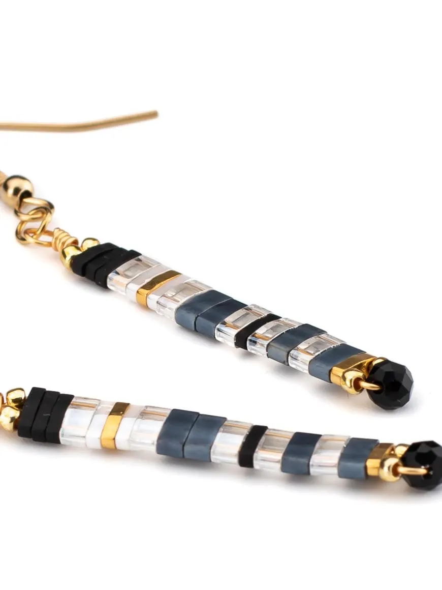 Tila Miyuki Seed Elegant Earrings