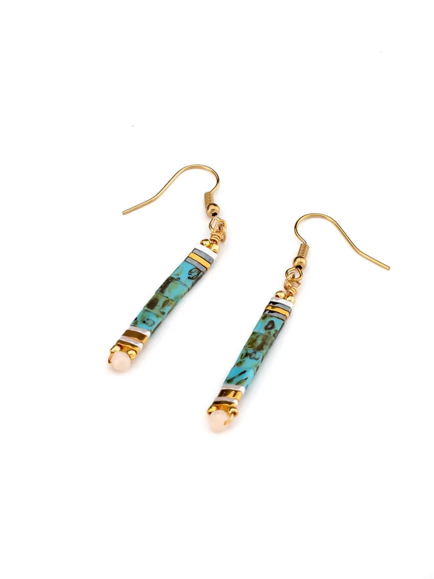 Tila Miyuki Seed Elegant Earrings