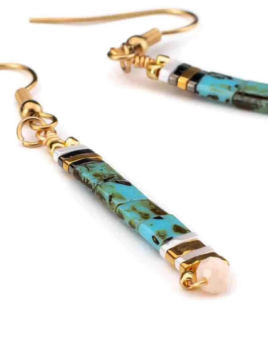 Tila Miyuki Seed Elegant Earrings