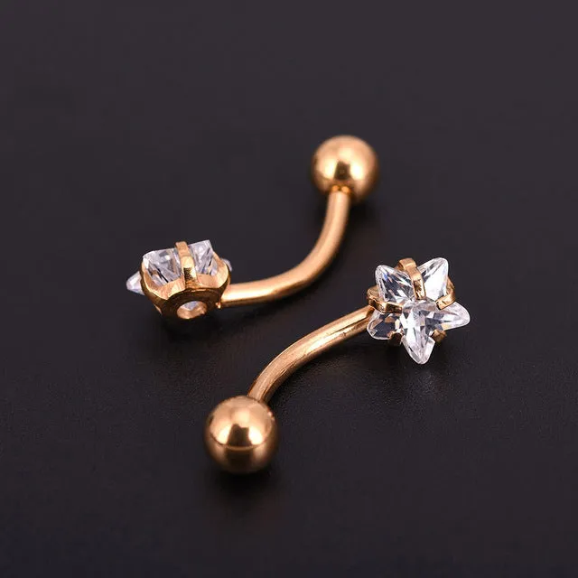 Titanium Earrings Ear/Belly Button Rings