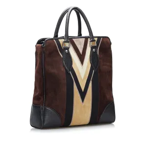 Trendy Inspired Louis Vuitton Innsbruck Cabas Brown Suede