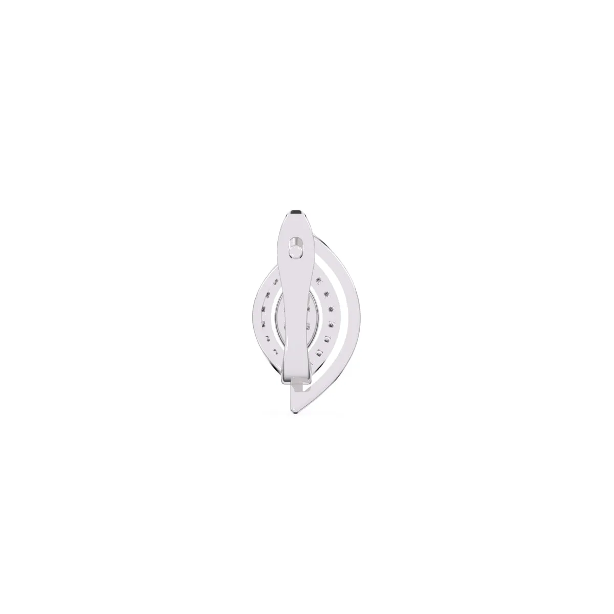 Trendy Leaf Style Cluster Hoop Earrings