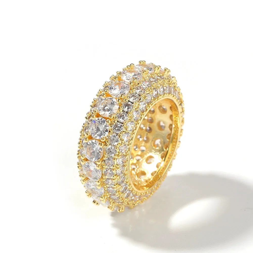 Trendy Round Cuban Ring