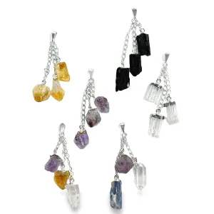 Triple Crystal Pendants